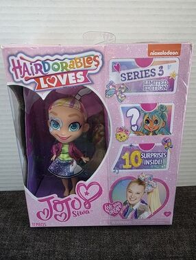 NIB Loves JoJo Siwa Series 3 Pink Doll - Limited Edition